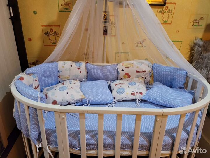 Бортики в детскую кроватку