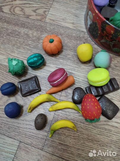 Игрушечная еда из полимерной глины