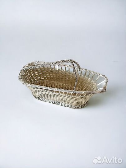 Подставка для бутылки (корзина, серебрение)