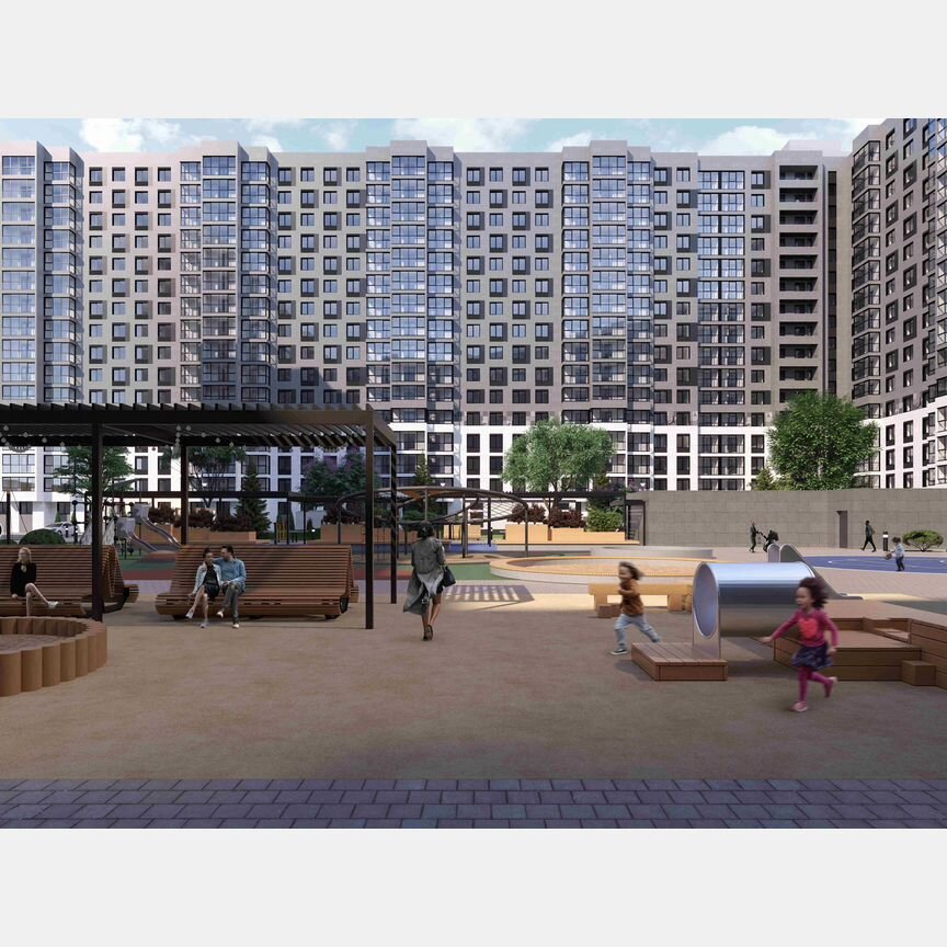 3-к. квартира, 89,8 м², 6/16 эт.