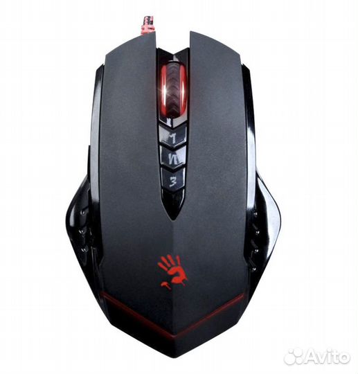 Игровая мышь + коврик A4Tech Bloody V8M Black