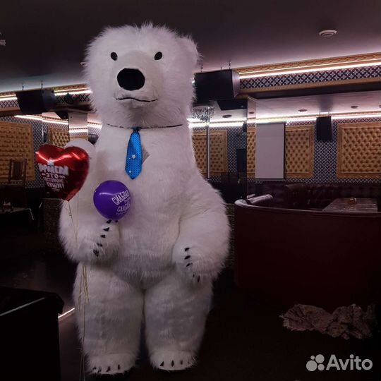 Белый Мишка поздравление