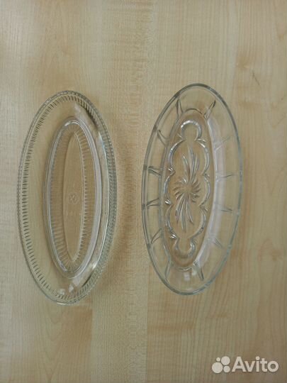 Ваза Салатник Селёдочница Солонка Стекло Хрусталь