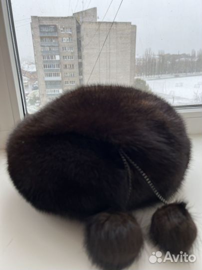 Шапка норковая женская
