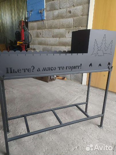 Мангал, мангал с печью под казан, подарок