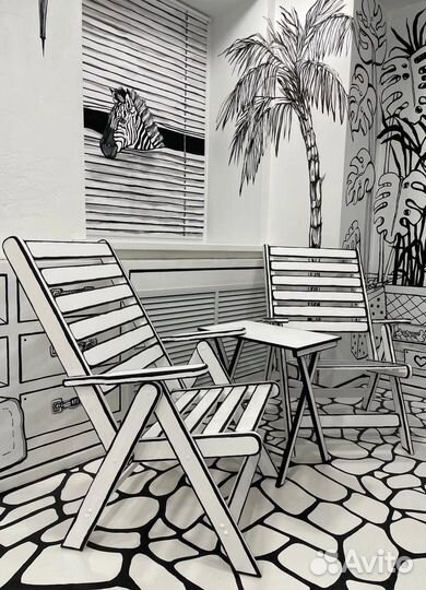 Шезлонг для дачи