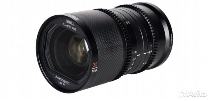 Объектив Sirui Saturn 35mm T2.9 1.6x FF Anamorphic