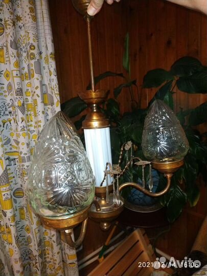 Люстра сталинский ампир винтаж плафоны шишки