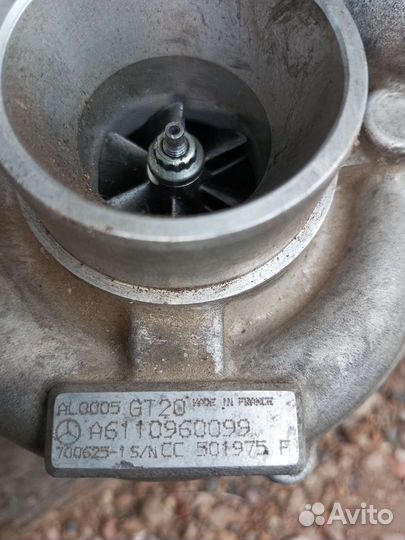 Турбина mercedes ом 611 мотор