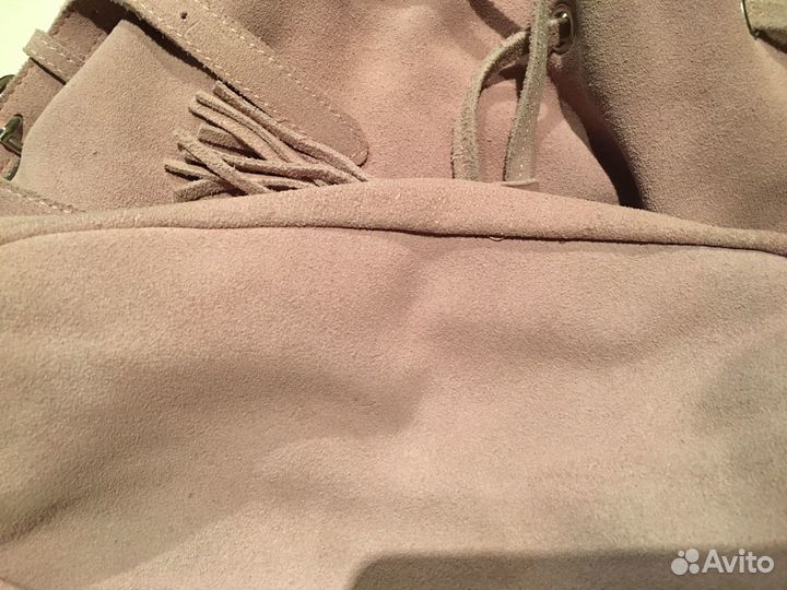 Сумка натуральная мягчайшая замша из Германии