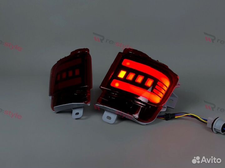 Катафоты Toyota Land Cruiser 200 с16г Тюнинг