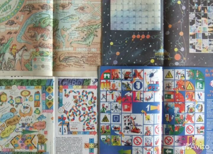 Настольные игры для детей, в т.ч. СССР