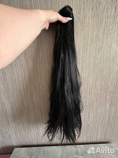 Хвост шиньон на крабе