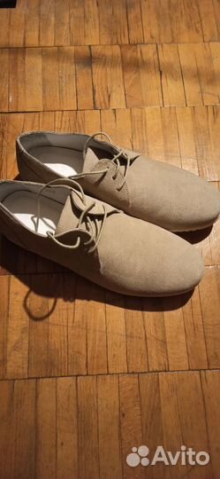 Новые замшевые, мужские туфли 46 размер