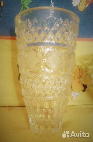 Ваза хрустальная