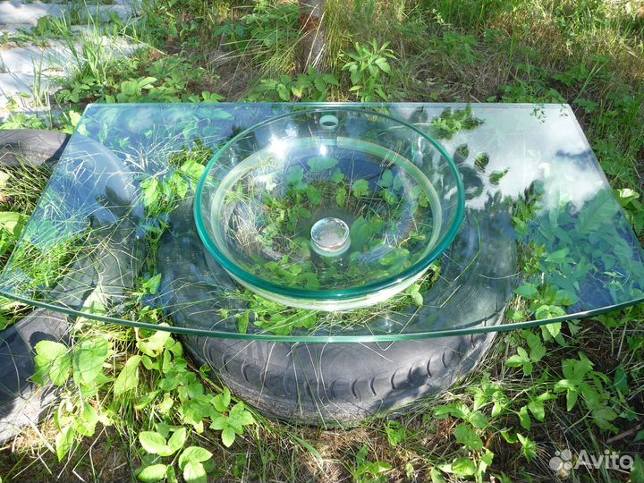 Раковина из закаленного стекла