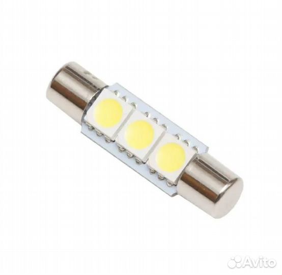 Светодиодная лампа T6.3 3 LG SMD 5050 29-31мм