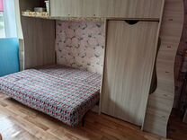 Двухъярусная кровать с диваном
