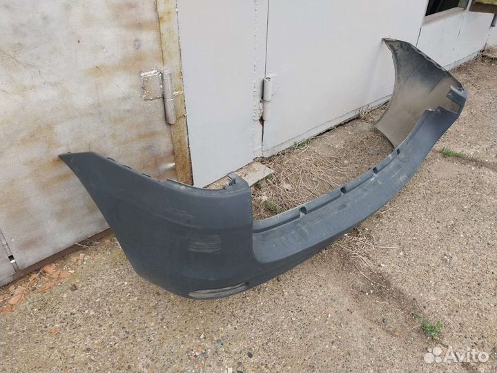 Бампер лада ларгус задний черный