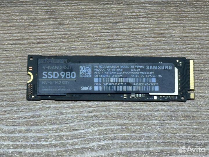 SSD m2 samsung 980 500GB