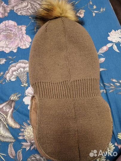 Шапка шлем зимняя