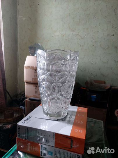 Хрустальная ваза