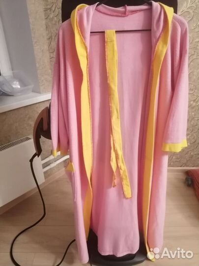 Халат махровый с капюшоном новый СССР 48-50р