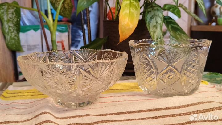 Хрустальная конфетница СССР