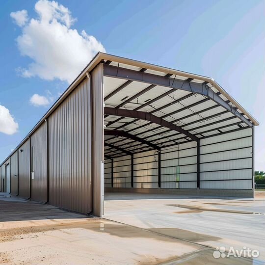 Ангары для сельского хозяйства Создаем металлокаркасные здания от 1200 квадратов