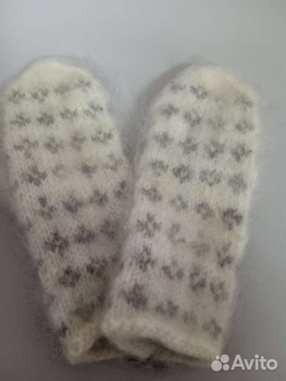 Варежки пуховые