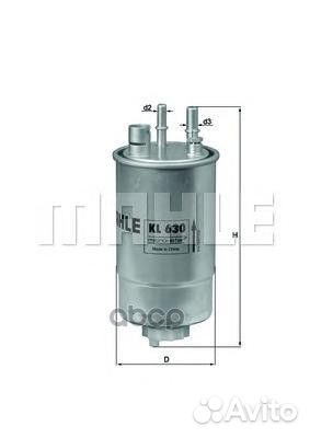 Топливный фильтр KL630 Mahle/Knecht