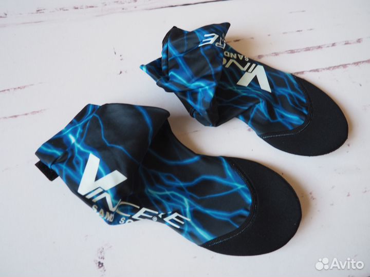 Носки для пляжного волейбола vincere blue. новые