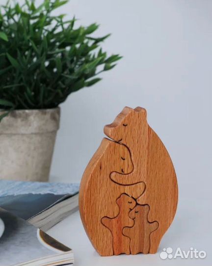 Фигуры из дерева на подарок на новый год