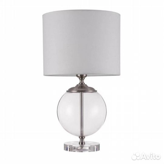 Светильник настольный металлический и текстильный