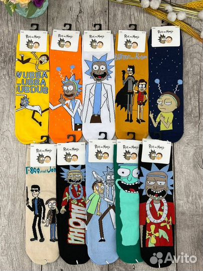 Носки Рик и Морти