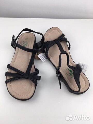 Cандалии черные Footflexx 39 новые