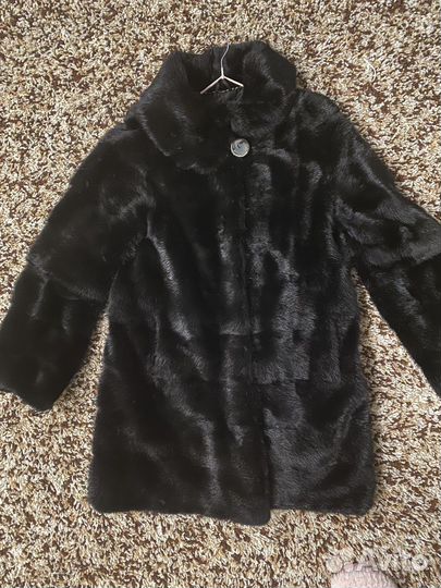 Шуба норковая поперечная