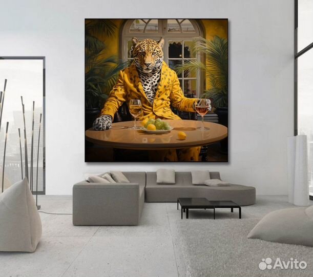 Уникальная картина Леопард для Стильного Интерьера