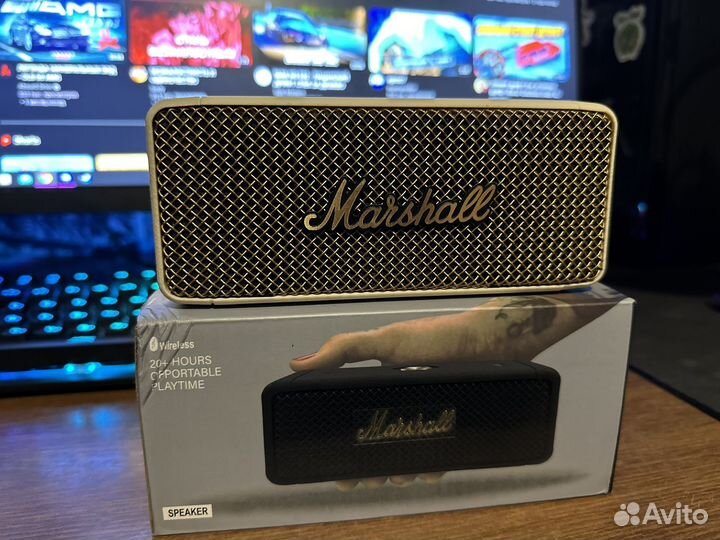 Портативная колонка marshall