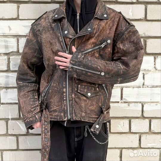 Кожаная куртка косуха