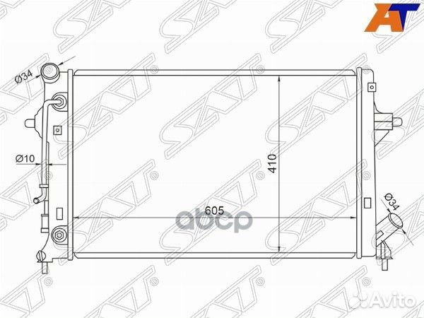 Радиатор Kia Seltos 19-22 / Soul 19- ST-10-0063