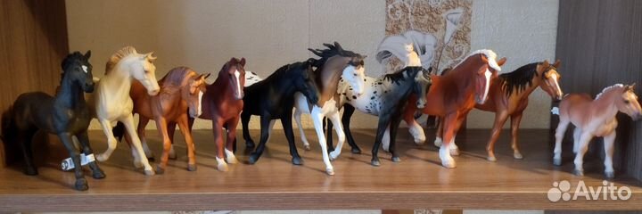 Модели лошадей schleich и collecta