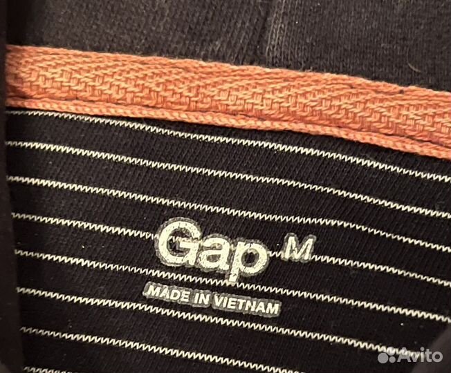 Толстовка GAP New York темно-синяя с капюшоном