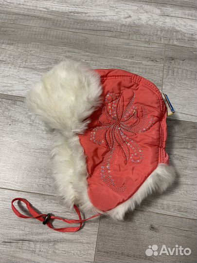 Шапка ушанка для девочки