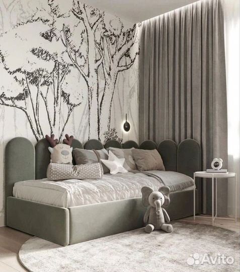 Мягкие стеновые панели кровати