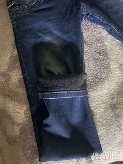 Джинсы утепленные