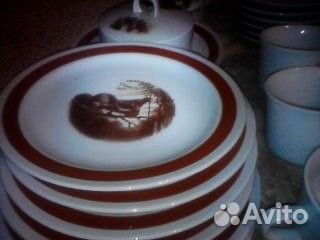 Набор посуды столовый ГДР (Кольдиц). Фарфор