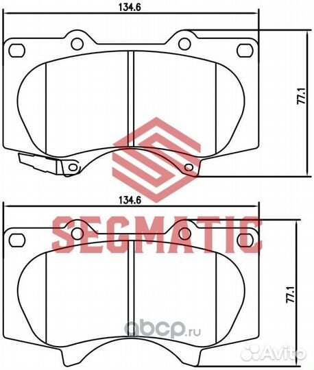 Тормозные колодки Land cruiser 200