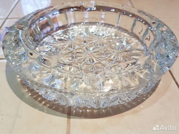 Хрустальная пепельница СССР