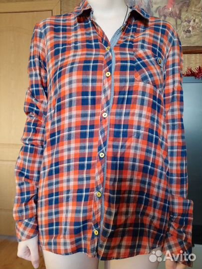 Рубашка клетка бренд mexx